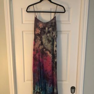 Brightlytwisted Tai-died maxi dress